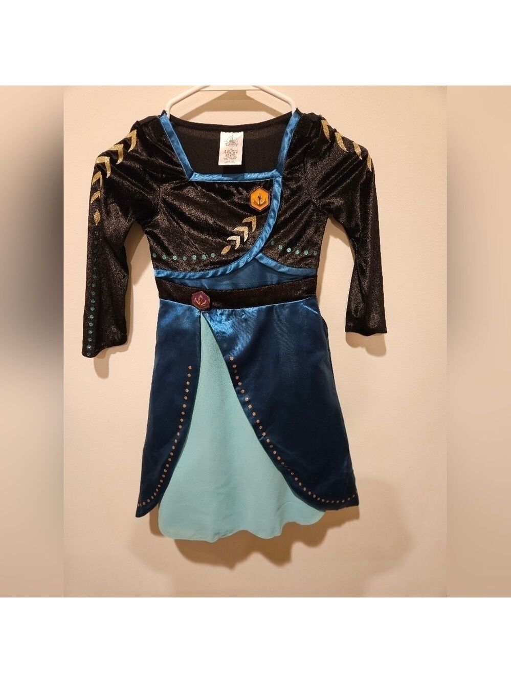 DISNEY GIRL'S FROZEN 2 QUEEN ANNA DRESS